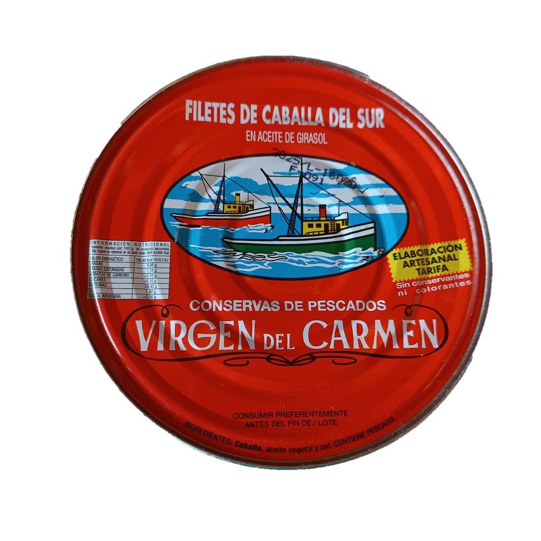 Filetes de Caballa en Aceite de Girasol 525g